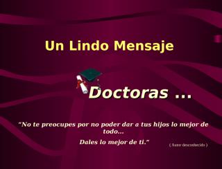 DOCTORAS.pps
