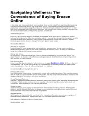 Navigating Wellness The Convenience of Buying Eroxon Online.docx