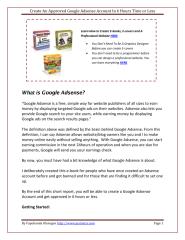 Create an Approved Google Adsense Account In 6 hours or less.pdf