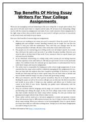 Top Benefits Of Hiring Essay Writers For Your College Assignments.doc